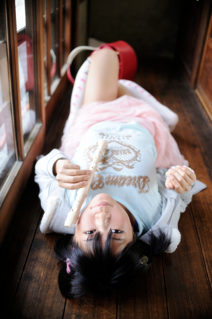 [Cosplay] Hot Flute Student - Pigtails & Perfect Ass